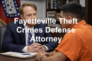 Fayetteville Theft Crimes Defense Attorney